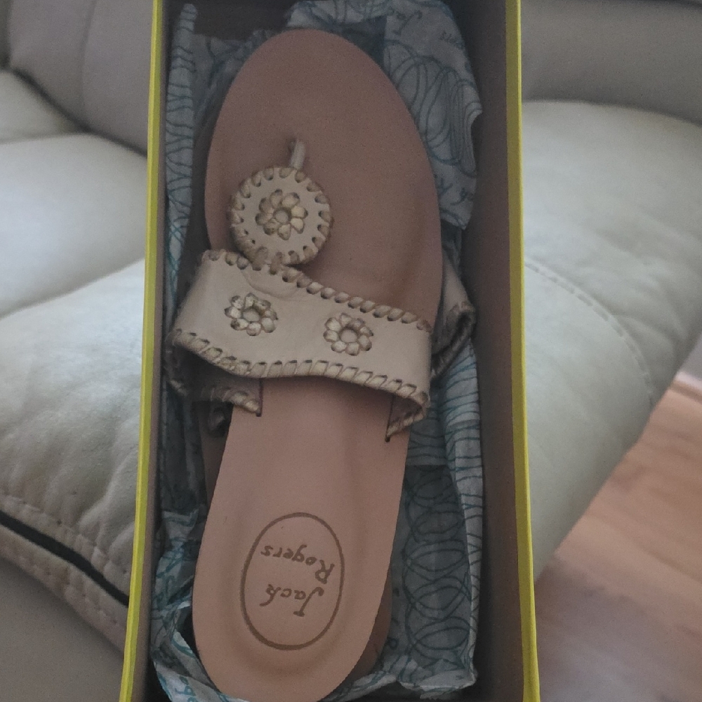 Jack Rogers Women's Beige Sandals